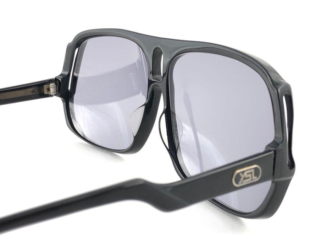 Yves Saint Laurent YSL: Vintage-Oversize-Schmuckstück, Übergröße  1980er Jahre Frankreich Sonnenbrille im Angebot 2