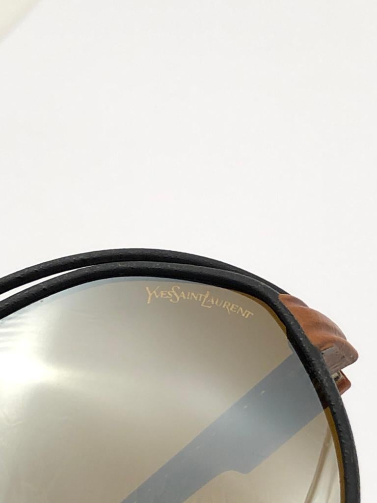 New Vintage Yves Saint Laurent YSL Oversized Leather 1980 France