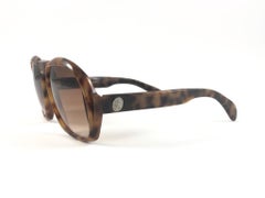 New Vintage Yves Saint Laurent YSL Oversized Tortoise 1980'S France Sunglasses