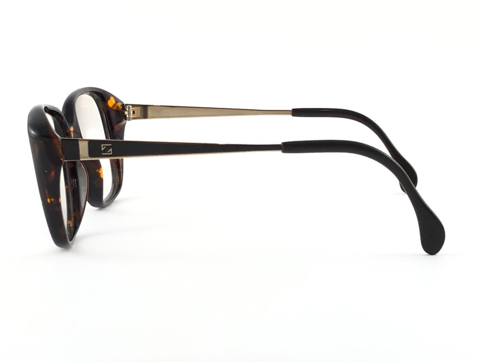New Vintage Metzler Zeiss 2072 Tortoise & Silver Glasses RX Reading Austria For Sale 4
