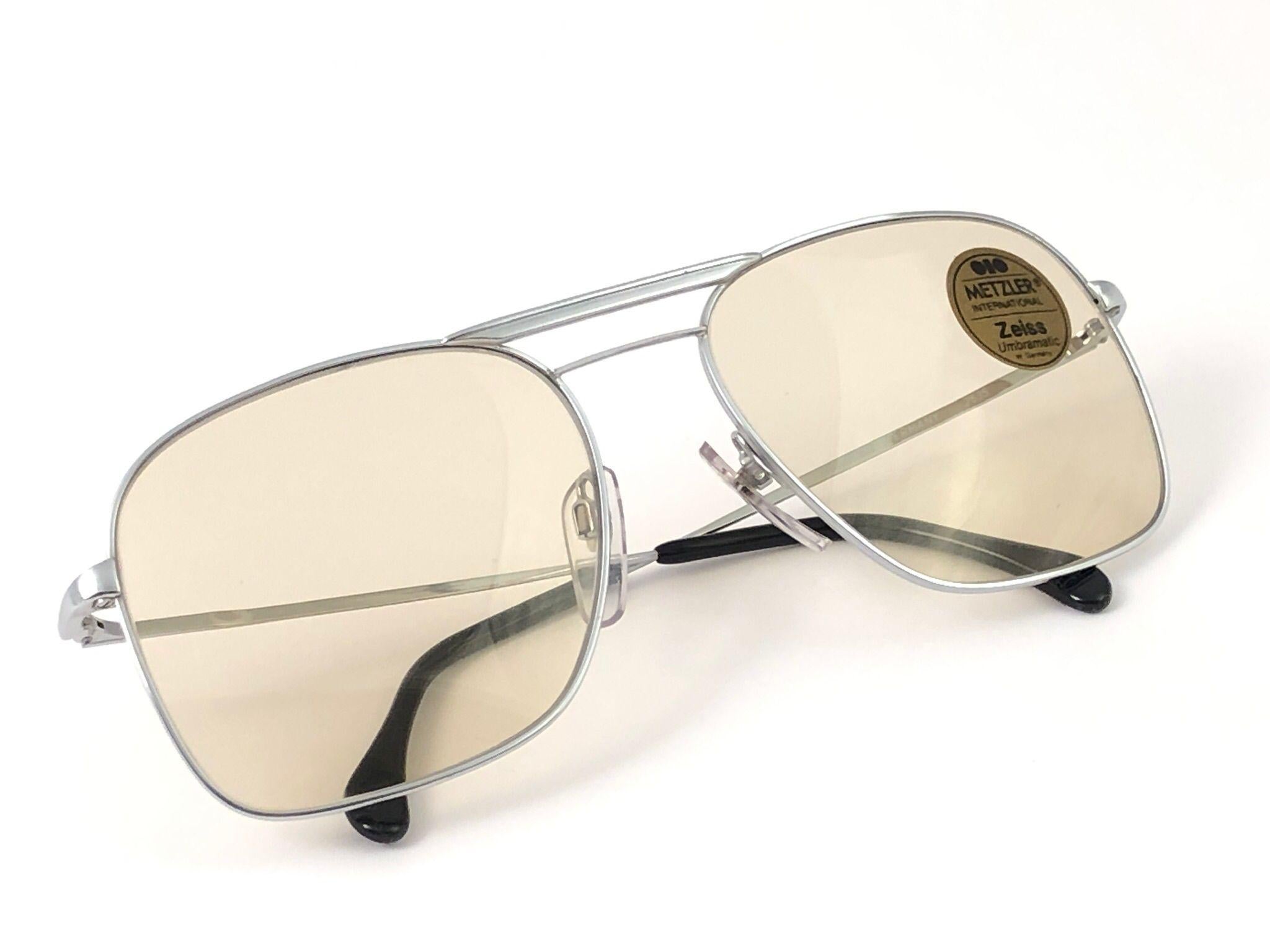 New Vintage Metzler Zeiss Umbramatic 2635 Oversized Sunglasses West Germany 80's 3