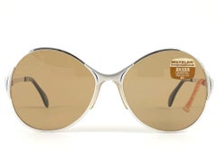 New Vintage Metzler Zeiss Umbramatic 65 Butterfly Sunglasses Made Germany 1980's