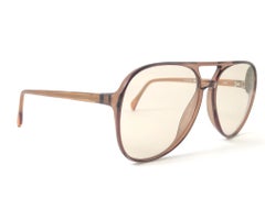 New Vintage Metzler Zeiss Umbramatic Aviator Sunglasses West Germany 1980's