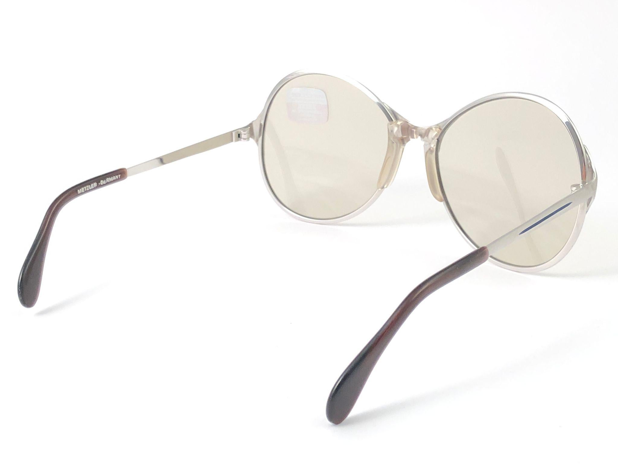 Nuevas gafas de sol Vintage Metzler Zeiss Umbramatic Butterfly Alemania Occidental Años 80 en venta 2