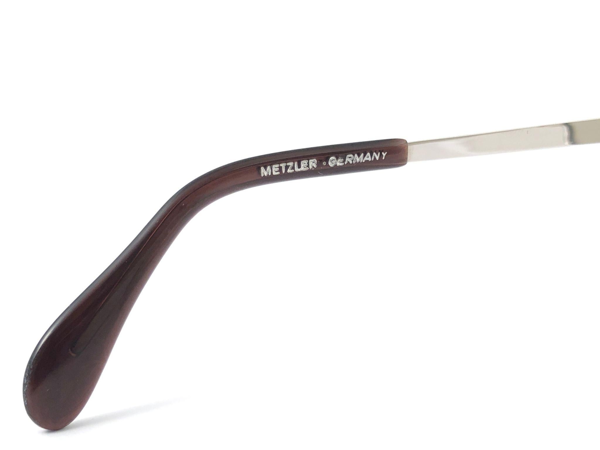 Nuevas gafas de sol Vintage Metzler Zeiss Umbramatic Butterfly Alemania Occidental Años 80 en venta 3