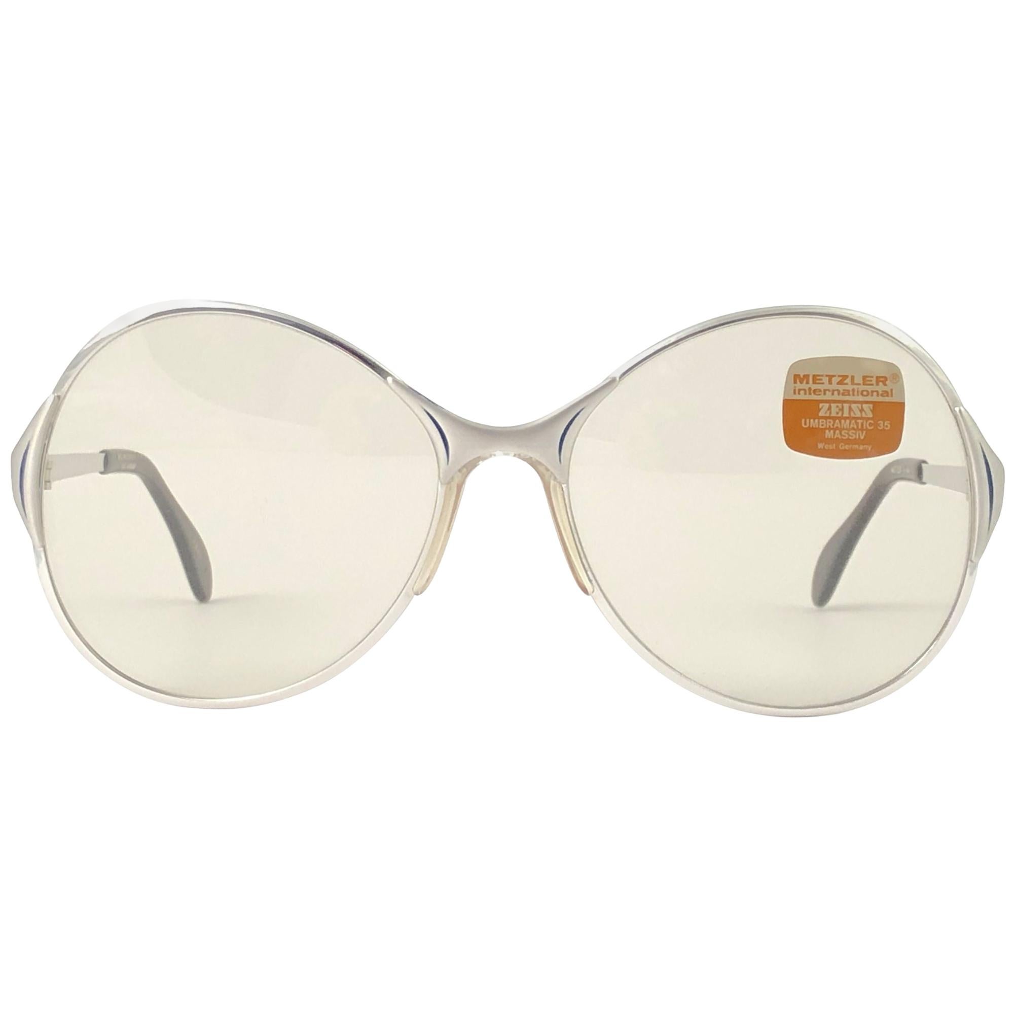 New Vintage Metzler Zeiss Umbramatic Butterfly Sunglasses West Germany 1980's
