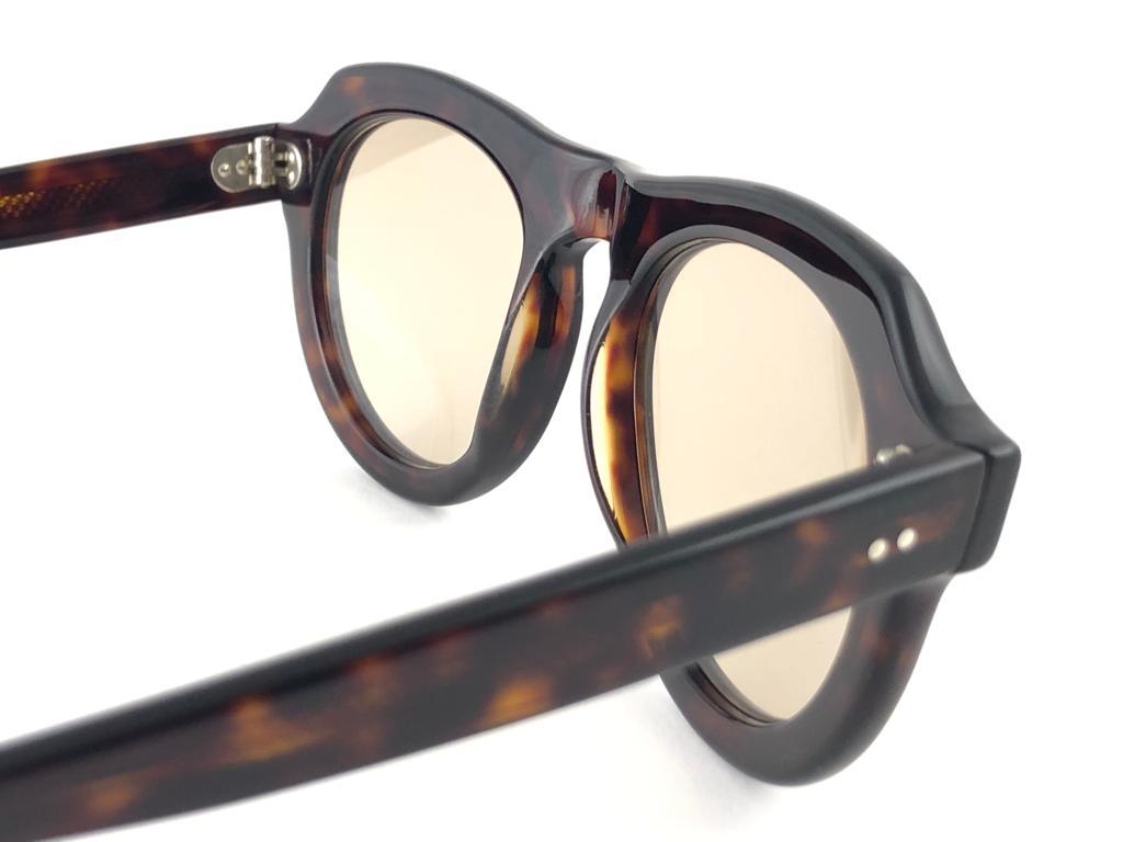 Women's or Men's New Vintage Zollitsch 228 Dark Tortoise Robust Frame 1970 Sunglasses