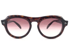 New Vintage Zollitsch 228 Dark Tortoise Robust Frame Gradient 1970 Sunglasses