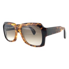 Nuevas gafas de sol Vintage Zollitsch 249 420 Robust Oversized Frame Brown Lens 1970