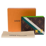 Louis Vuitton Bifold Wallet Portefeuille Multiple M80171 2021 SS Collection  Virgil Abloh Damier Distorted Men's LOUIS VUITTON