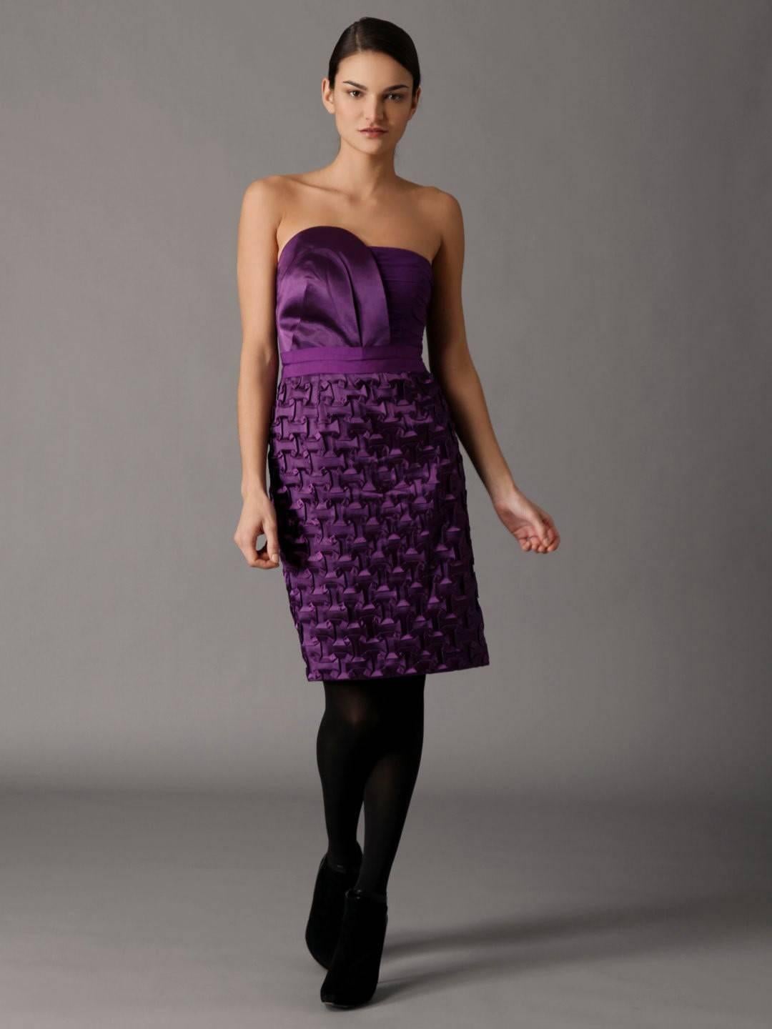 Black New Vivienne Tam Collection Couture Cocktail Evening Dress Sz 4