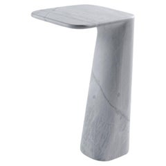 New Volumes marble Hurlysi High side table by Thomas Coward