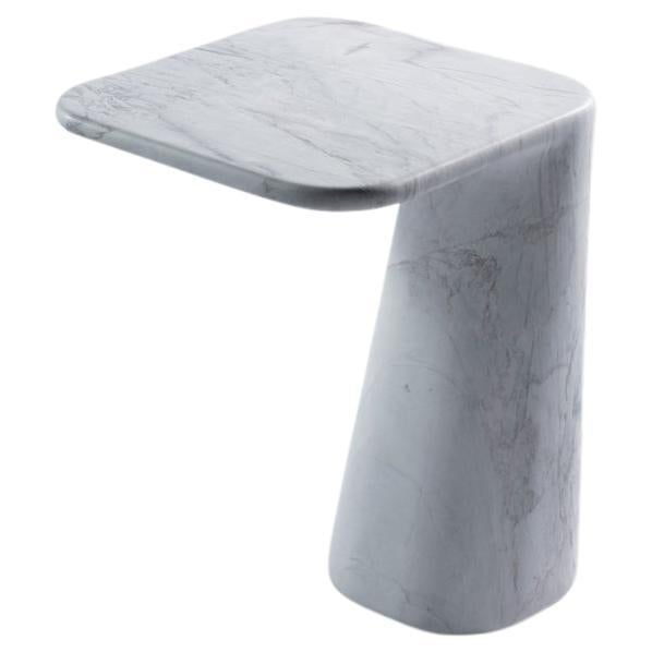 New Volumes Marble Hurlysi Low Side Table by Thomas Coward For Sale