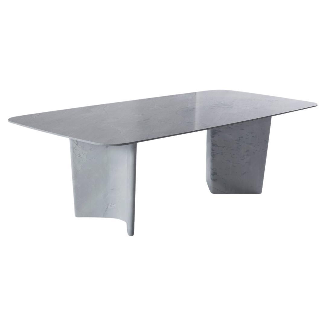 New Volumes marble Wyrie dining table by Nick Rennie For Sale