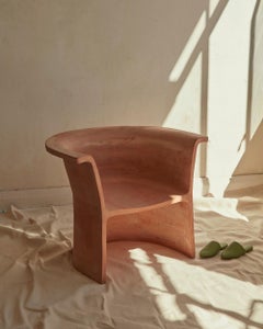 New Volumes Terracotta Cove Chair by Thomas Coward