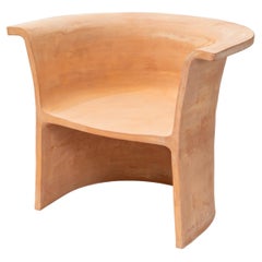 New Volumes Terracotta Cove Chair by Thomas Coward