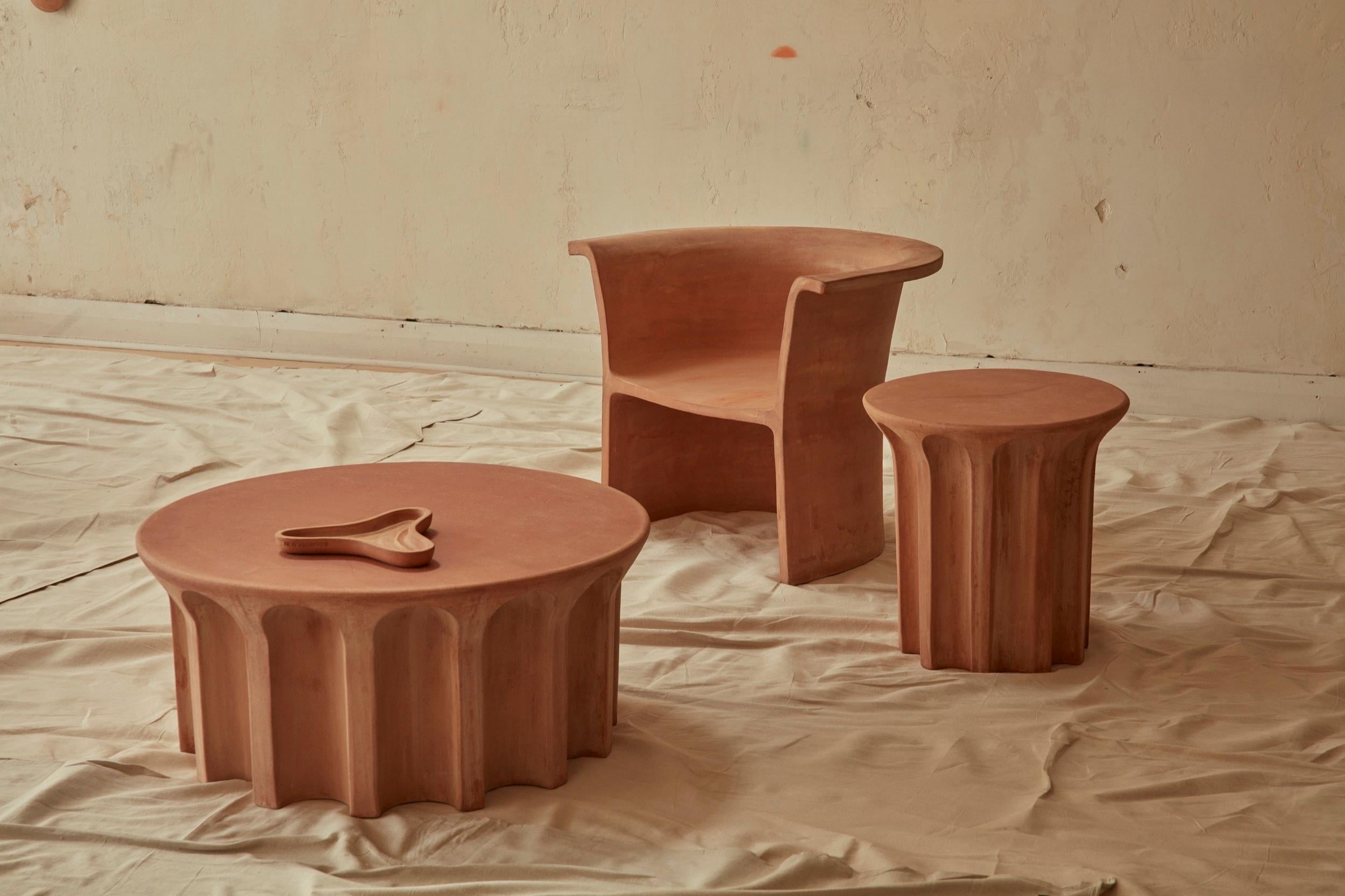 table en terre cuite