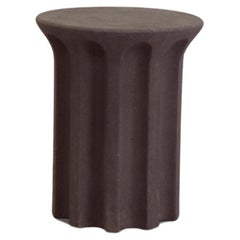 New Volumes Terracotta Echo PB side table by Thomas Coward