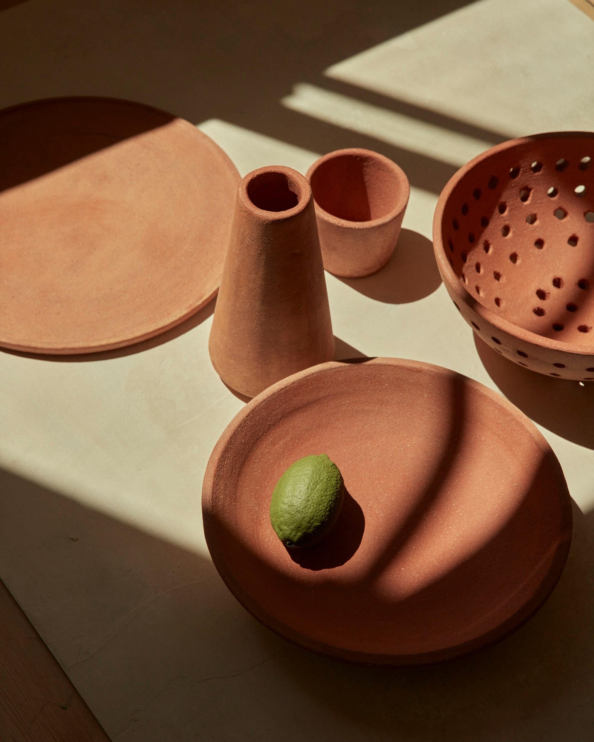New Volumes Terracotta Harvest Tableware by Megan Morton In New Condition For Sale In CREMORNE, AU