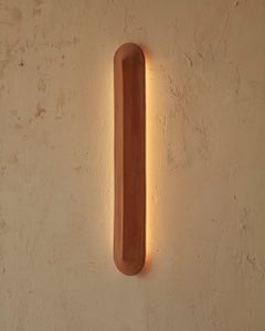 New Volumes Terracotta Pinch Large Wall Light by Kate Stokes