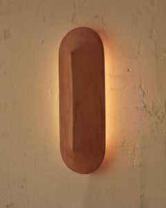 New Volumes Terracotta Pinch small wall light by Kate Stokes