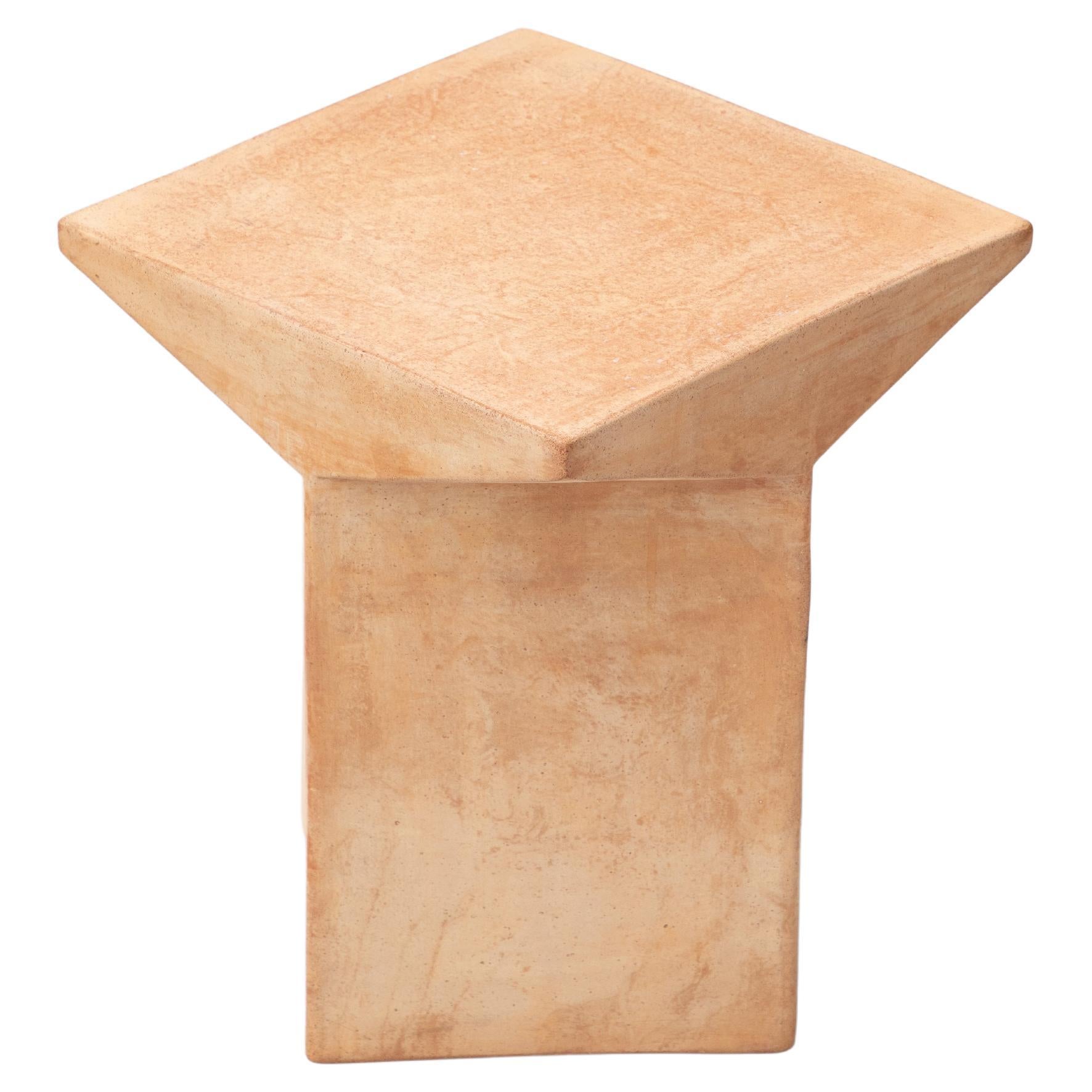 New Volumes Terracotta Pitcher Stool by Adam Goodrum For Sale