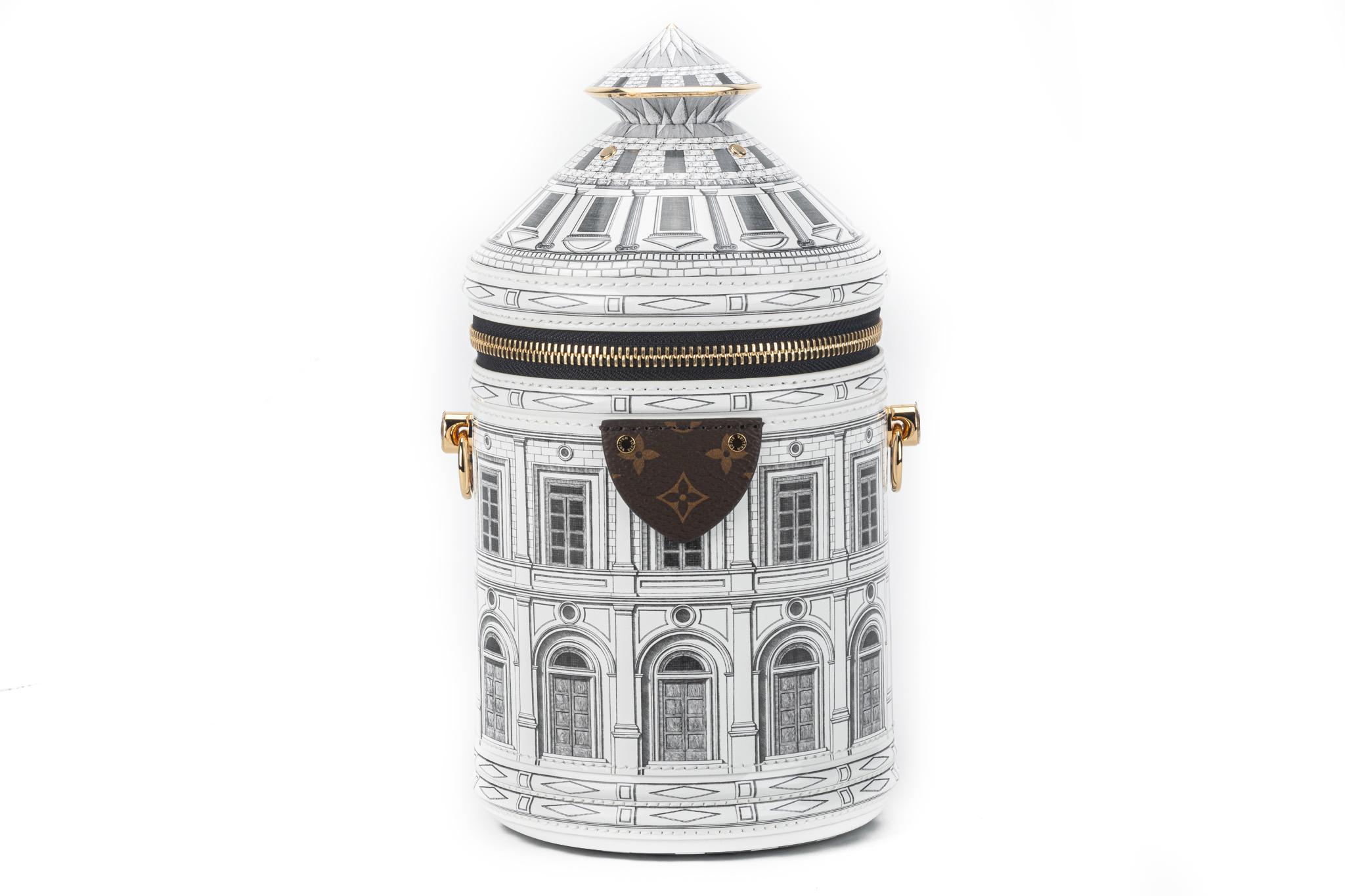 Gray New Vuitton Fornasetti Battistero Bag In Box
