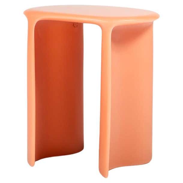 New Wave Liquid Stool - Peach For Sale at 1stDibs