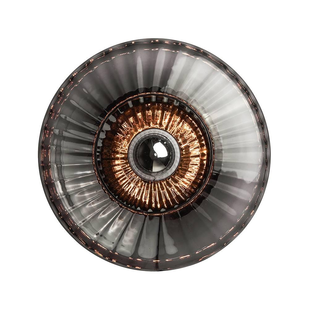 New Wave Optic Wall Lamp Smoke For Sale