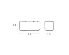 Sons of Marble Candle Holder, Double