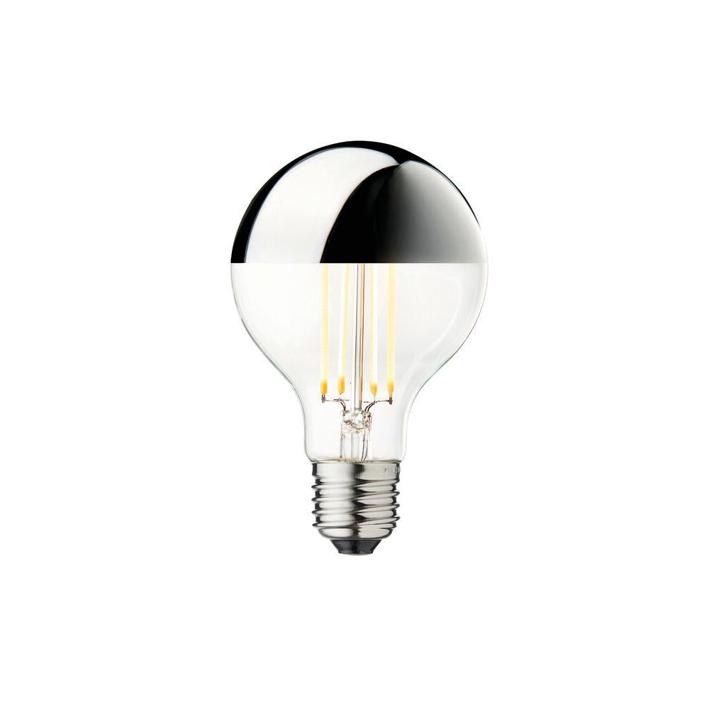 Danois Applique murale Optic New Wave XL transparente avec ampoule et boule d'œil noire en vente