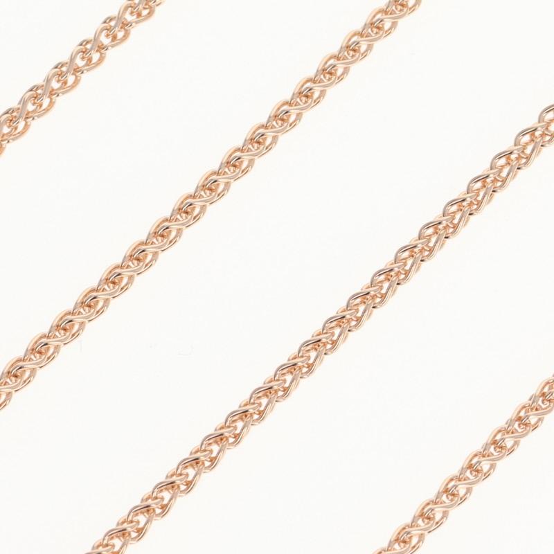 Metal Content: Guaranteed 14k Gold as stamped
Chain Style: Wheat 
Chain: length 16