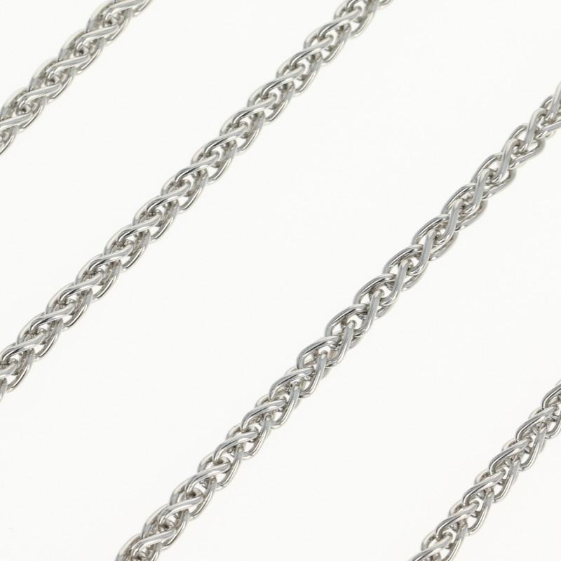 Endless style possibilities await you with this gorgeous NEW necklace! Crafted in 950 platinum, this heirloom-quality piece is fashioned in a wheat chain design that has a smooth, radiant finish and drapes beautifully on the neckline for a