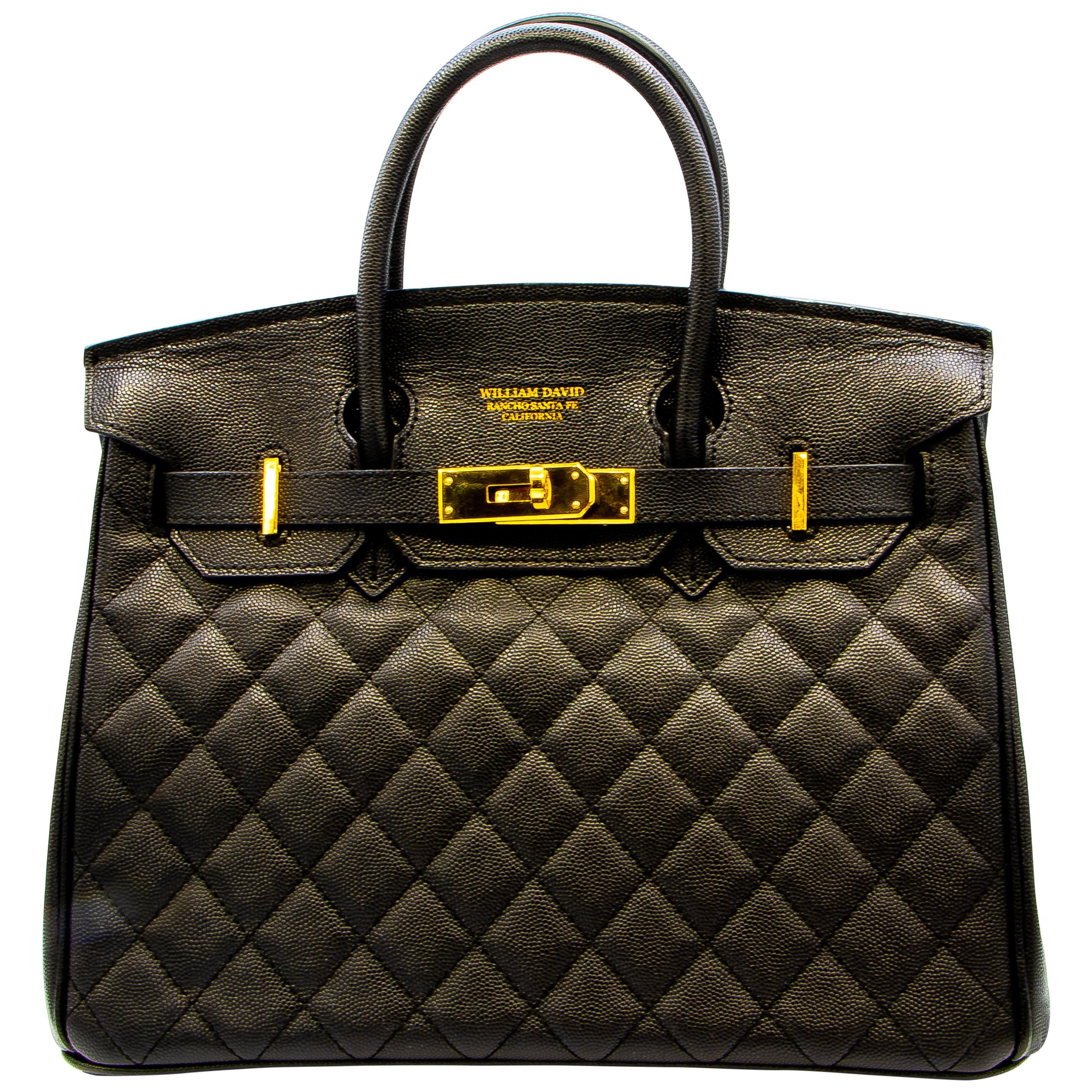 New William David Leather Handbag