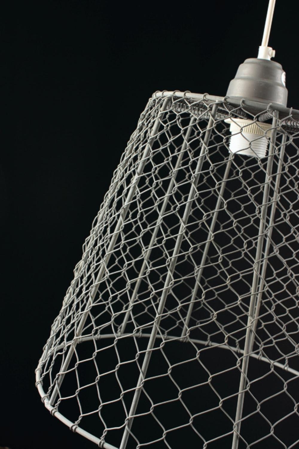 chicken wire lamp shades