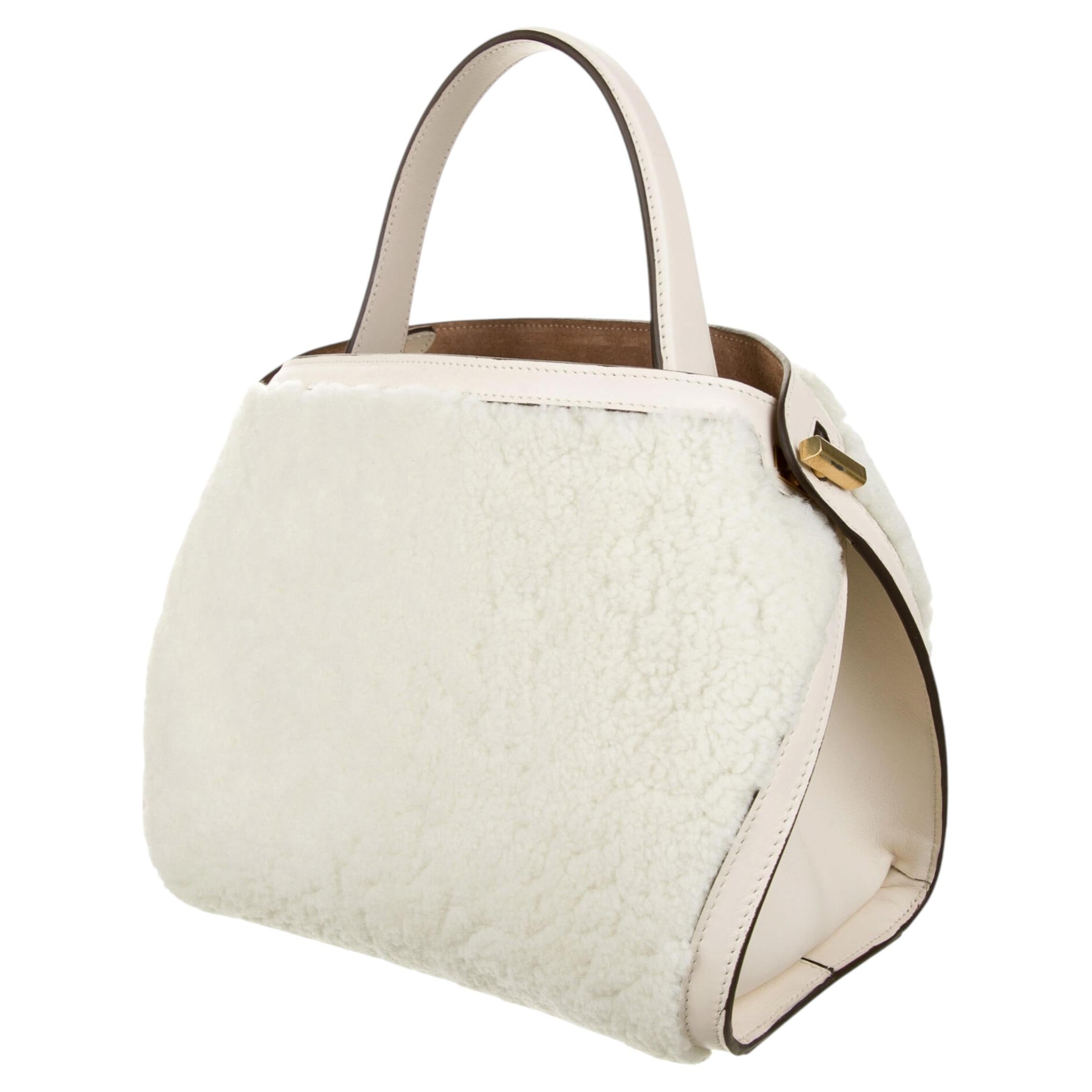 New With Box 2019 Oscar De La Renta Shearling Baby Nolo Bag Limited Edition