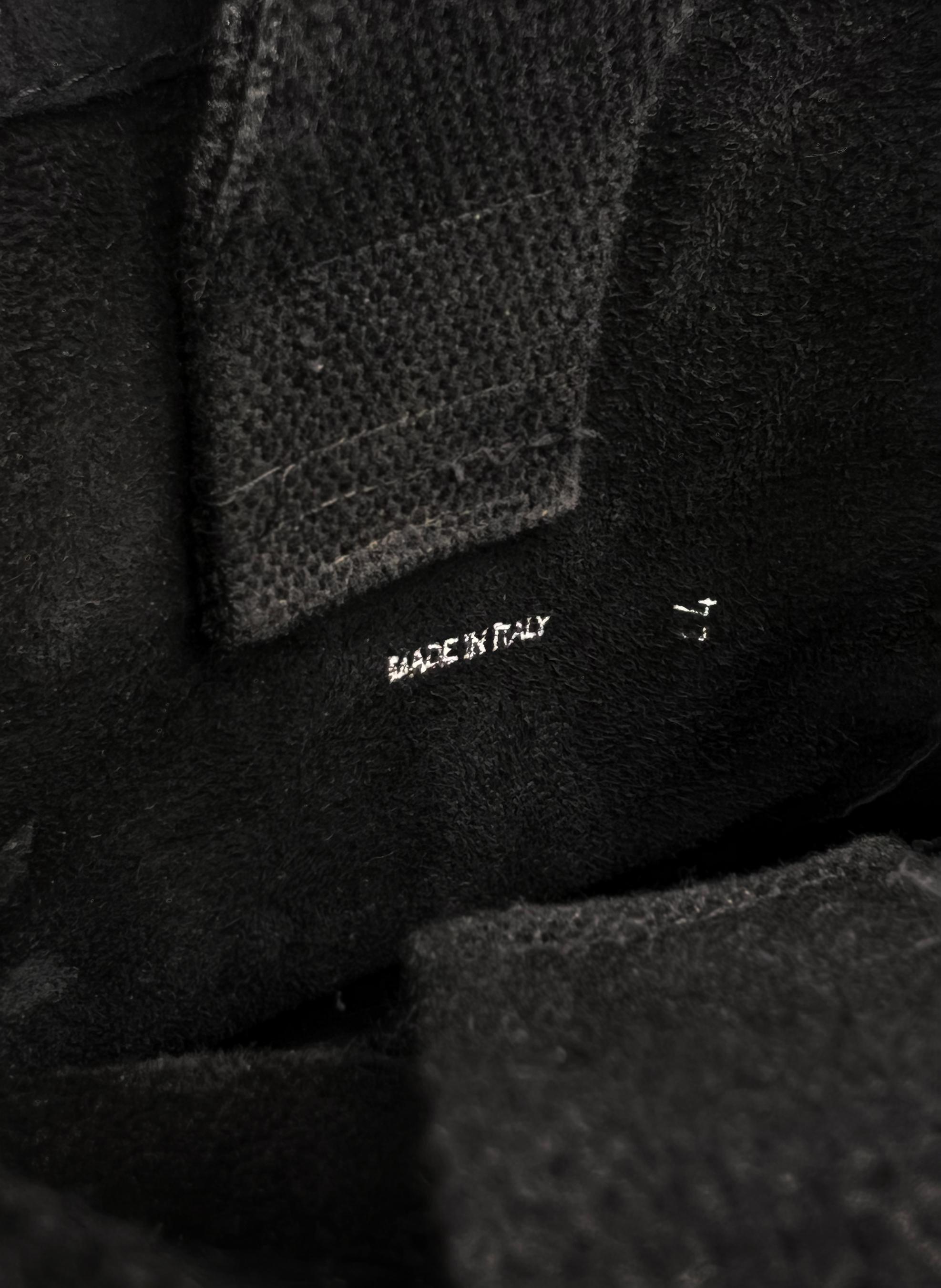 New with box Rick Owens cargo leather boots For Sale 10