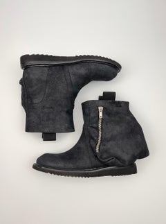 New with box Rick Owens cargo leather boots
