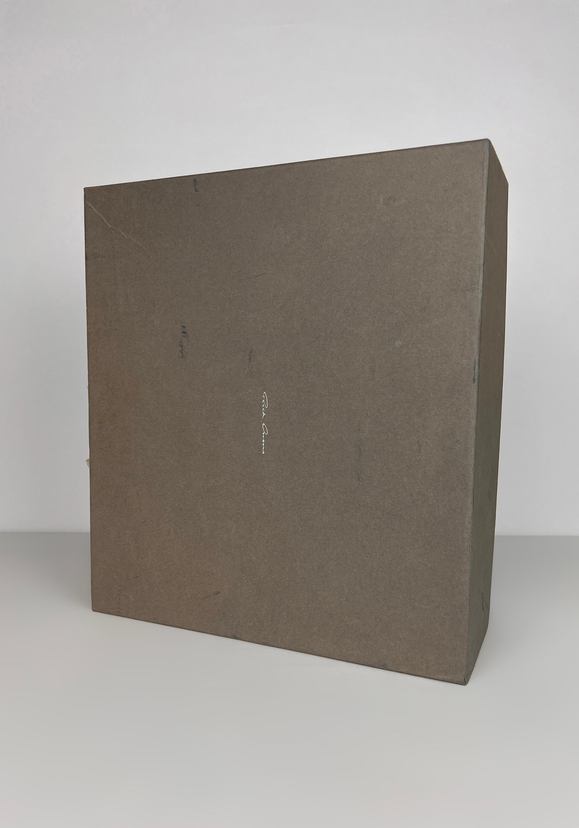 New with box Rick Owens cargo leather boots For Sale 2