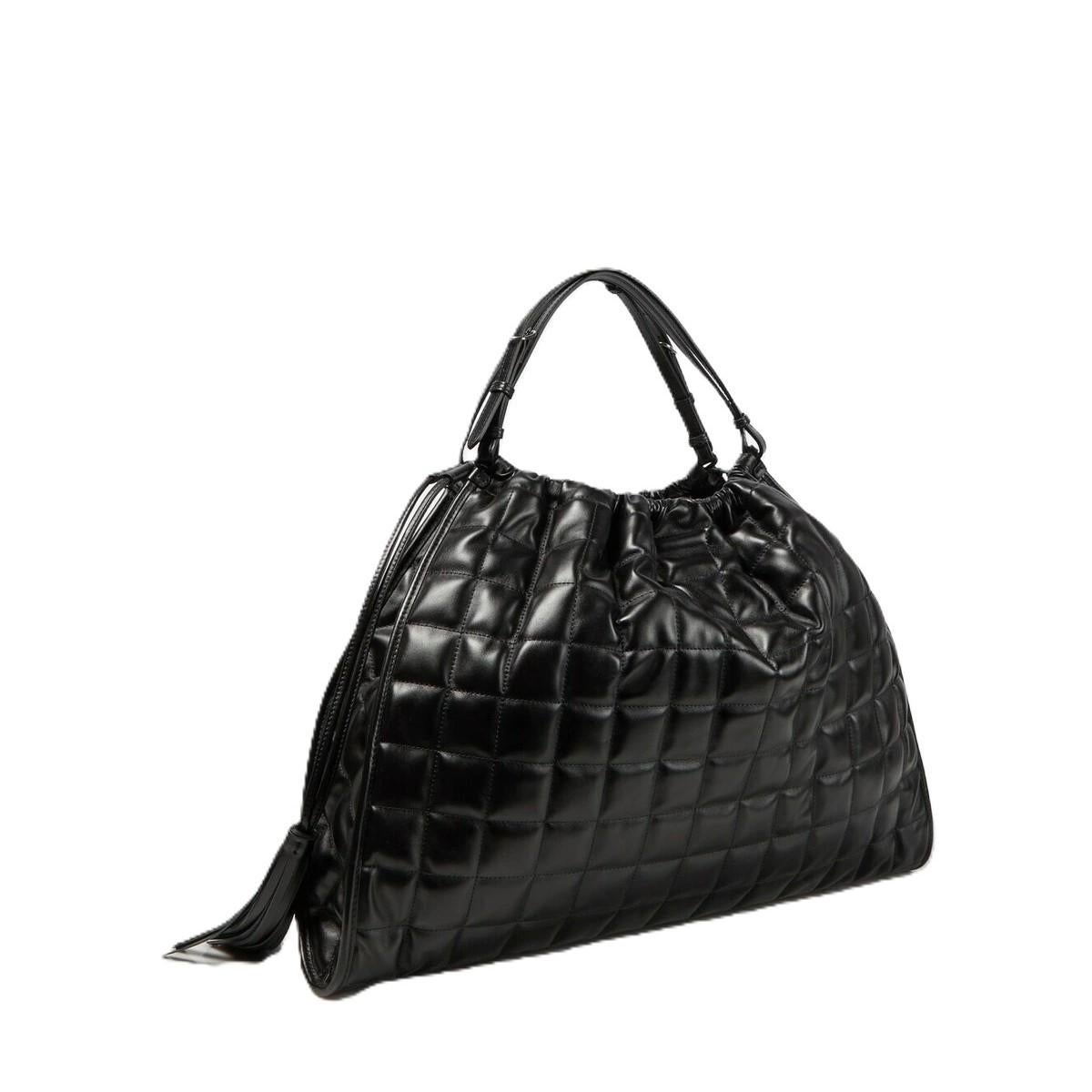 New With Tags $4980 Gucci Deco Leather Quilted Chain Tote Bag For Sale 3
