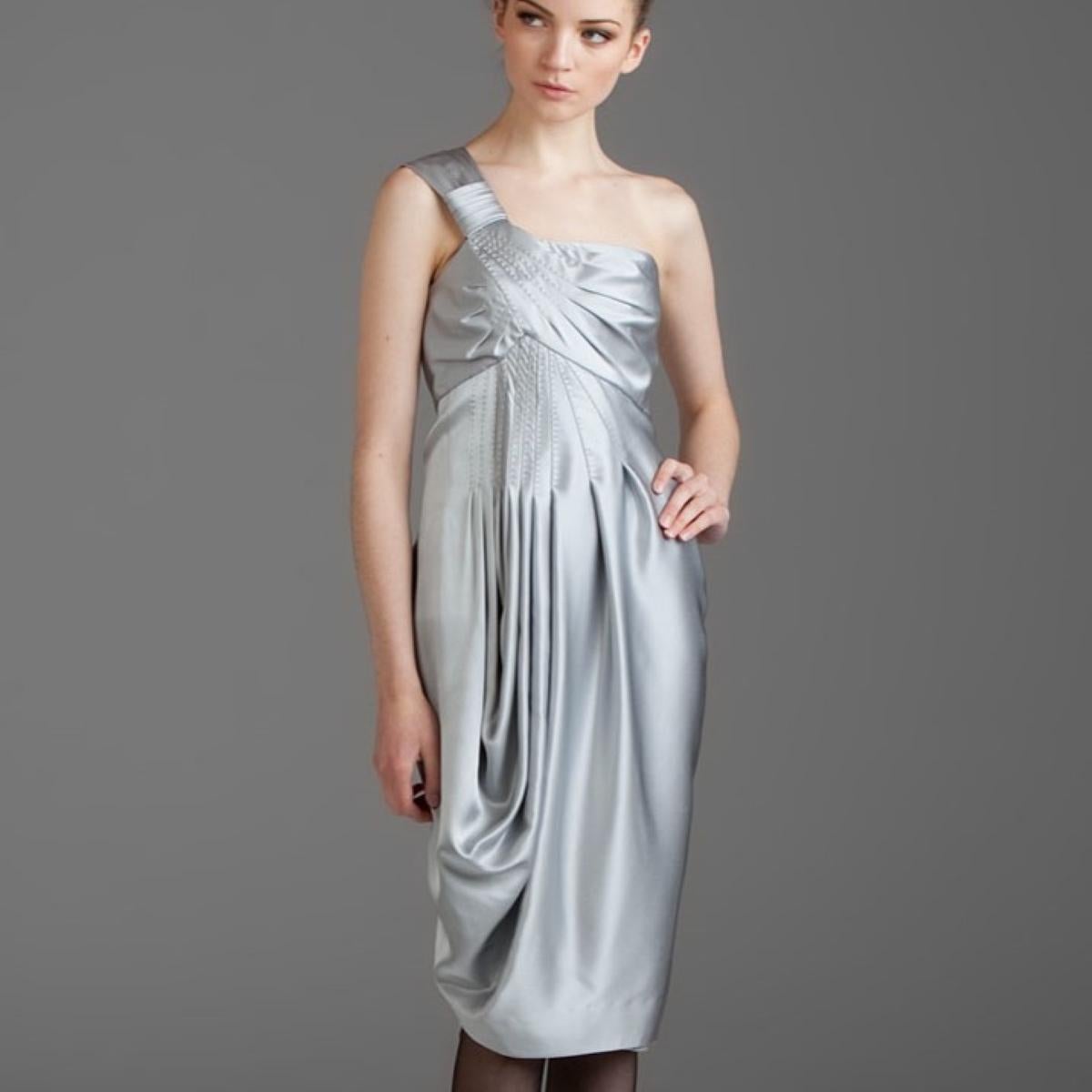 Neu Mit Tags Catherine Malandrino Seidenkleid Größe 38 im Zustand „Neu“ im Angebot in Ashburn, VA