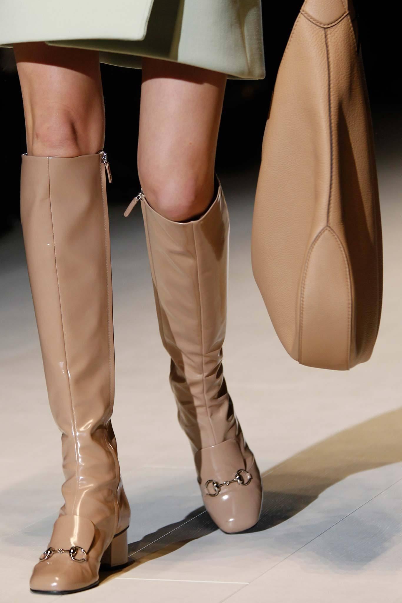 Nouveauté Gucci extra large sac Jackie O Gaga en cuir rose 3595 $ automne 2014 en vente 13