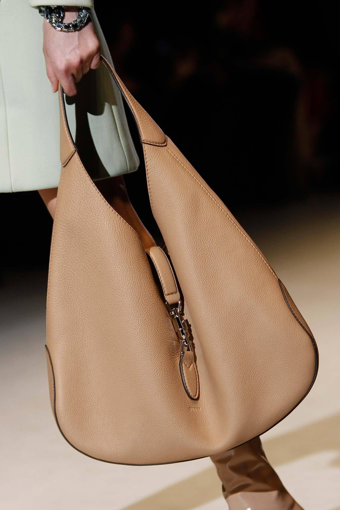 Nouveauté Gucci extra large sac Jackie O Gaga en cuir rose 3595 $ automne 2014 en vente 14
