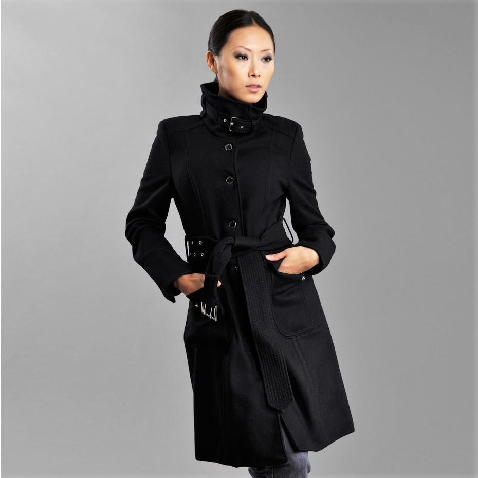 kenneth cole elli wool coat