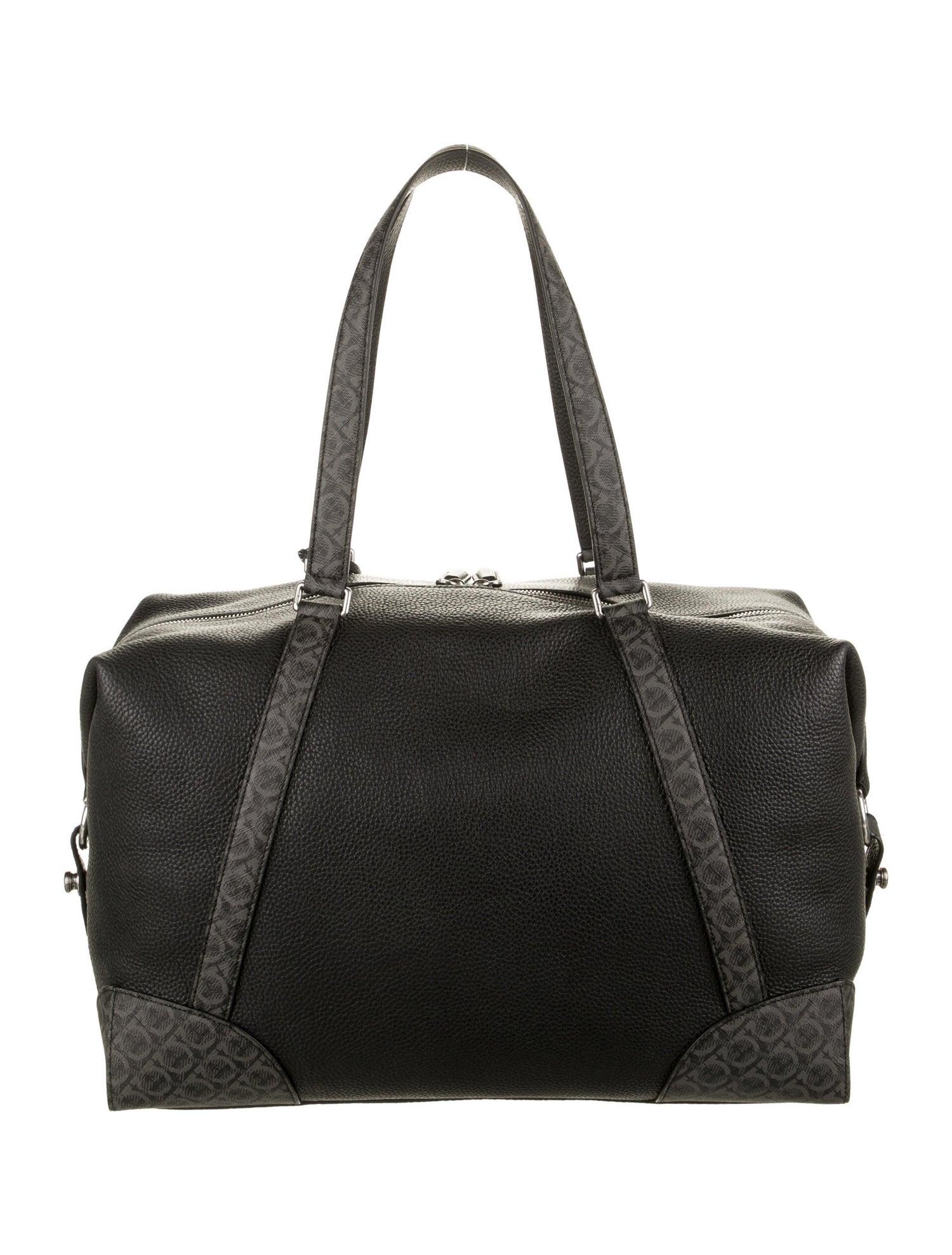 Nouveauté Salvatore Ferragamo Gancini Sac à main en cuir monogramme 2850 $ Unisexe en vente