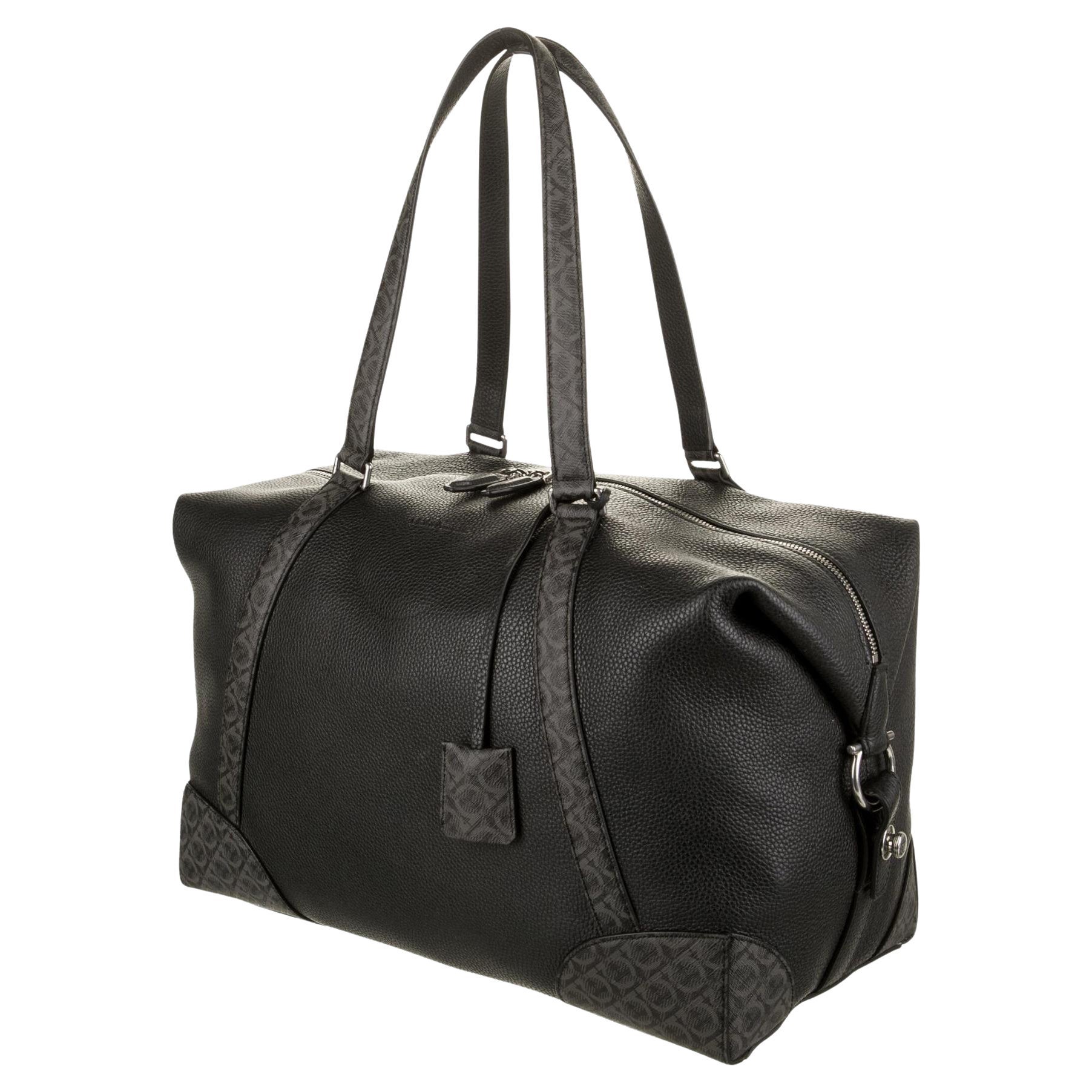 Nouveauté Salvatore Ferragamo Gancini Sac à main en cuir monogramme 2850 $