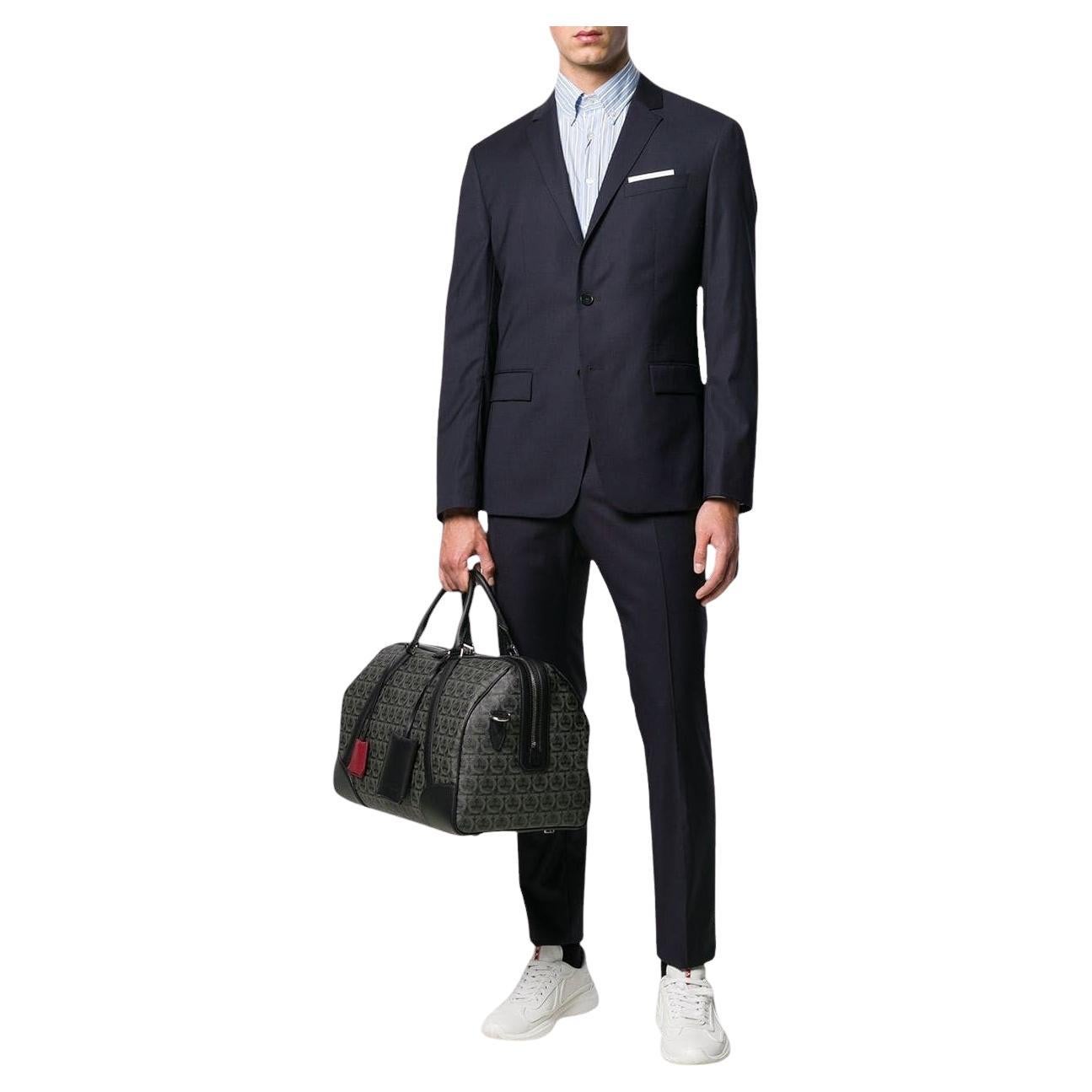 Nuovo con etichetta Salvatore Ferragamo Monogram Gancini Duffle Bag $2850