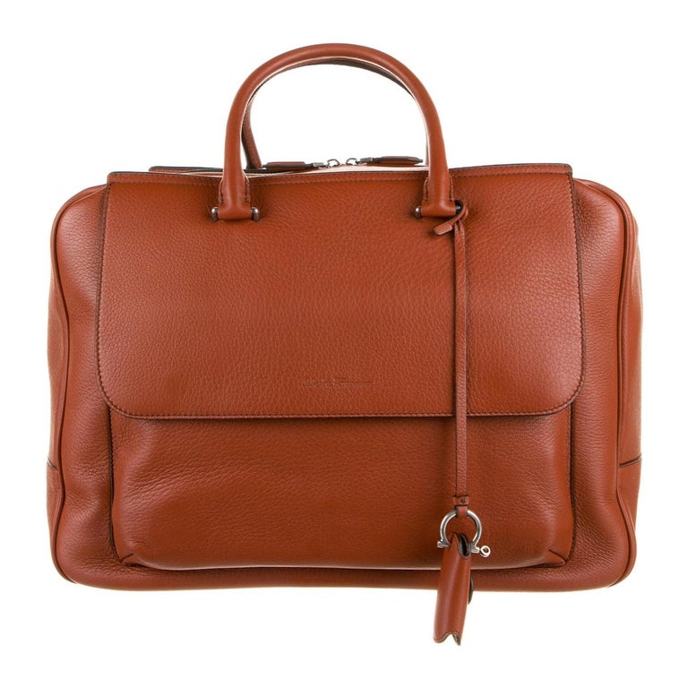 New With Tags Salvatore Ferragamo Soft Napa Leather Weekender Bag $2800 ...