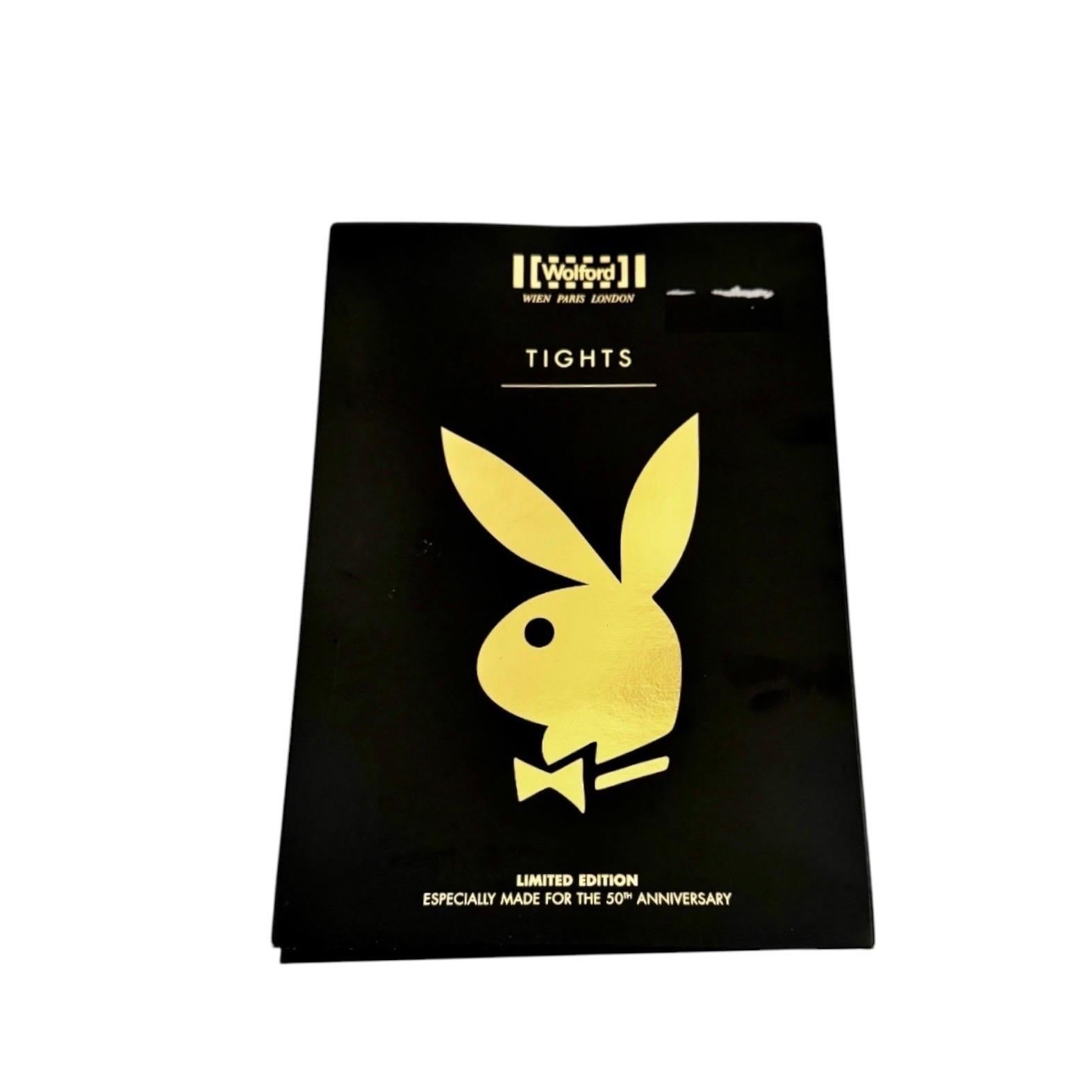 NEW Wolford X Playboy Limited Edition Bunny Tights Size S - Rare Limited Edition For Sale 1