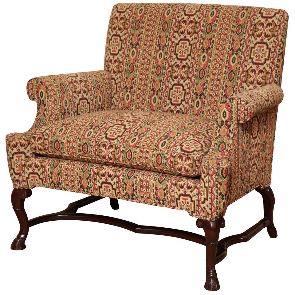 Fait main Chaise neuve en bois et en acajou de style George I avec pieds cabriole et châssis en vente